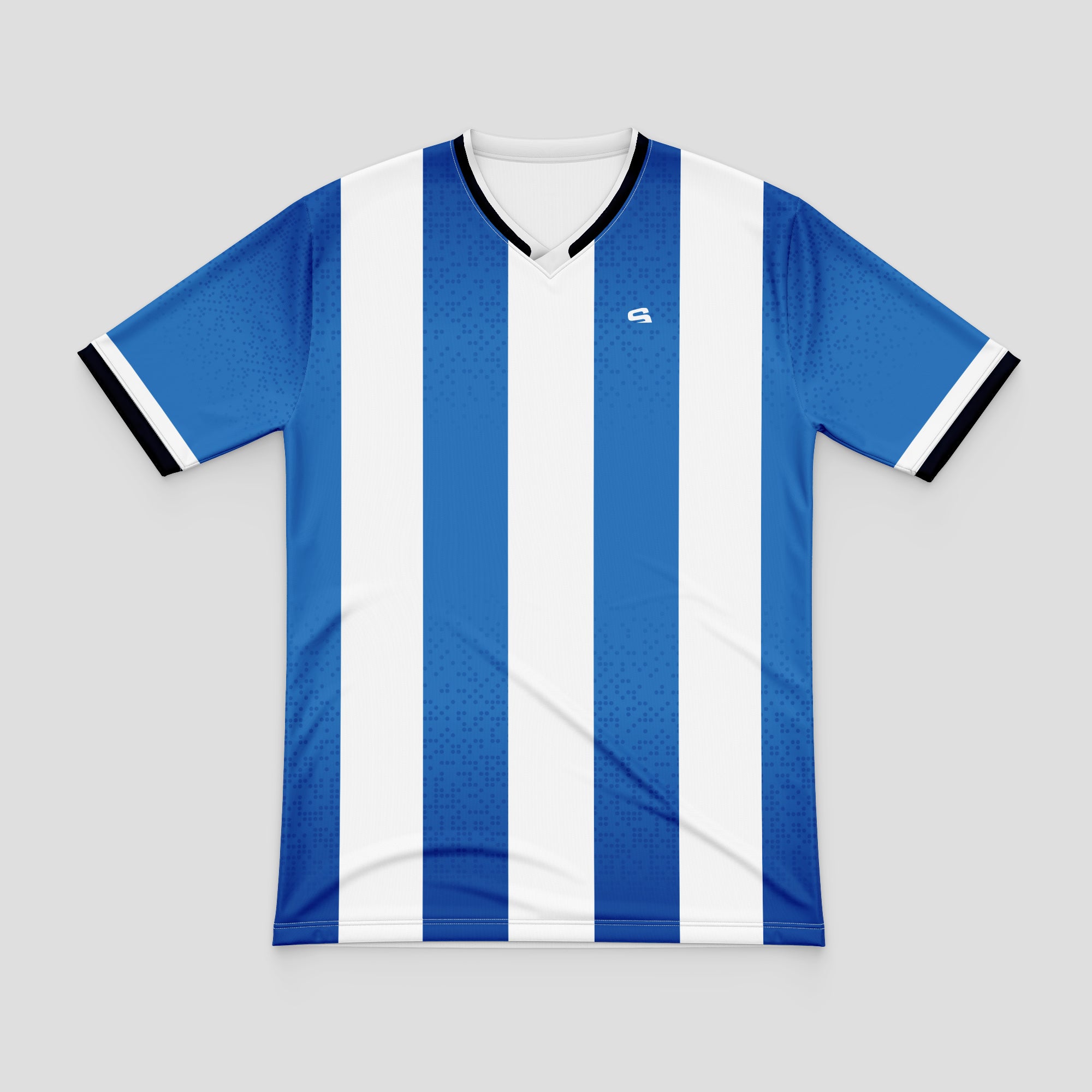 【Raucohouse】Raglan checkerboard stitch soccer jersey Raucohouse