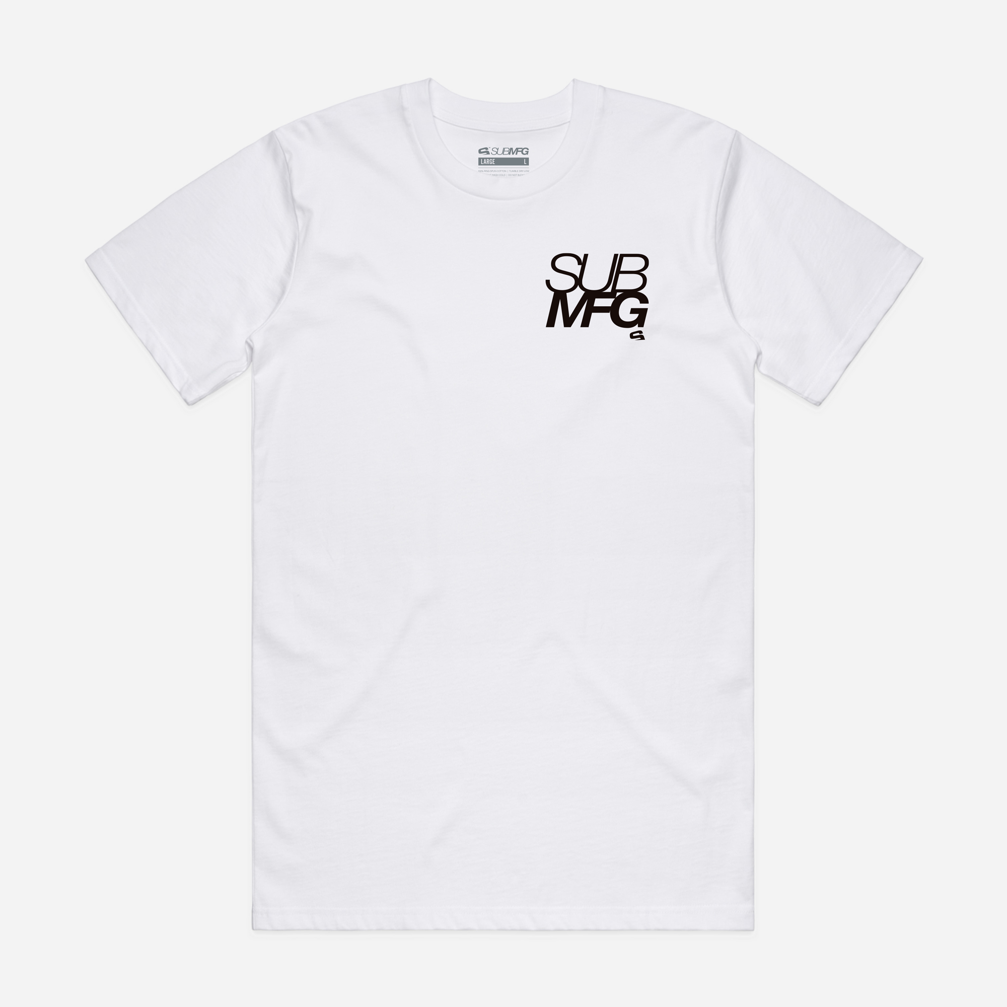 StackedMFG White Tee